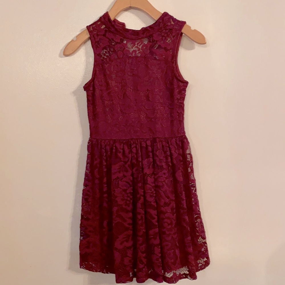 Girls red dress